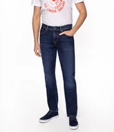Spodnie męskie - Jeansy męskie straight HARRY 0650 DARK USED-32\34 - miniaturka - grafika 1