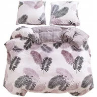 Pościel - Pościel 200x220 bawełna satynowa dwustronna GierekHoff 3 części pióra - miniaturka - grafika 1