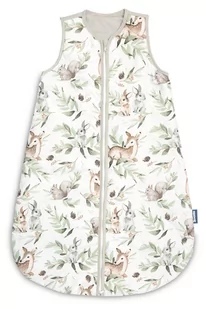 śpiworek do spania m 50x80 cm sarenki szary - Śpiworki dla dzieci - miniaturka - grafika 1