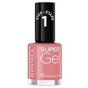 Lakiery do paznokci - Rimmel Super Gel żelowy lakier do paznokci 035 Pop Princess Pink 12ml 96440-uniw - miniaturka - grafika 1