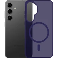 Etui i futerały do telefonów - Etui 3MK Smoke Guardx MagCase do Samsung Galaxy S25 Fioletowy - miniaturka - grafika 1