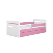 Łóżka dla dzieci i młodzieży - Łóżko dziecięce TOMI 140x80 różowe - miniaturka - grafika 1