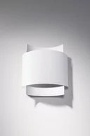 Lampy ścienne - Sollux Lighting Kinkiet IMPACT biały BLUE SAPPHIRE - miniaturka - grafika 1