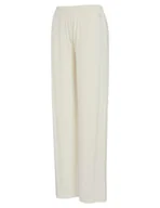 Spodnie damskie - Emporio Armani Damskie spodnie dresowe o luźnym kroju, Pale Cream, L - miniaturka - grafika 1