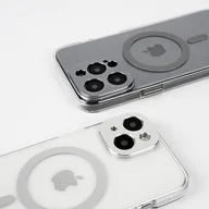 Etui i futerały do telefonów - Moshi iGlaze MagSafe - Etui iPhone 15 Pro (Luna Silver) - miniaturka - grafika 1