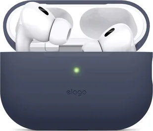 Elago AirPods Pro 2 Silicone Case - etui do AirPods Pro 2 granatowe - Akcesoria do słuchawek - miniaturka - grafika 1