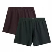 Majtki męskie - BOKSERKI MĘSKIE luźne 100% bawełna 2MBX-079 oddychające Atlantic *S - miniaturka - grafika 1