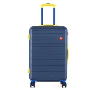 Walizki - Walizka średnia Semi Line T5847-2 Granatowy - miniaturka - grafika 1