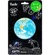 Mały naukowiec - Naklejka fluorescencyjna Ziemia 9cm - Fiorello - miniaturka - grafika 1