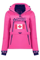 Kurtki damskie - Kurtka damska Canadian Peak Toka trekkingowa softshell różowa -XL - miniaturka - grafika 1