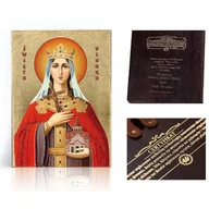 Ikony i obrazy sakralne - Ikona religijna Święta Blanka - miniaturka - grafika 1