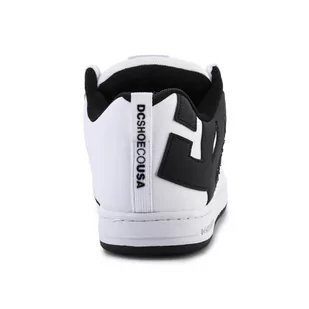 Buty DC Court Graffik M 300529 (kolor Biały, rozmiar EU 44.5) - Buty sportowe męskie - miniaturka - grafika 4