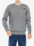 Bluzy sportowe męskie - Bluza bez kaptura The North Face Simple Dome Crew - tnf medium grey heather - miniaturka - grafika 1