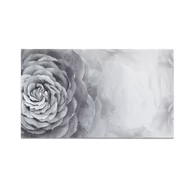 Deski do krojenia - Szklana deska kuchenna HOMEPRINT Czarno biały kwiat róży 60x52 cm - miniaturka - grafika 1