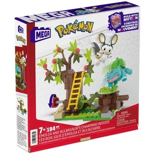 Mega Bloks Mega Pokemon Klocki Zaczarowany las Emolgi i Bul - Szkolne artykuły papiernicze - miniaturka - grafika 1