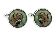Spinki do mankietów i krawatów - Fila Brasileiro, Mastif brazylijski - spinki do mankietów, ozdoba koszuli, zawieszka do koszuli marki Art-Dog - miniaturka - grafika 1
