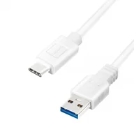 Kable USB - LogiLink USB-A - USB-C 3m biały - miniaturka - grafika 1