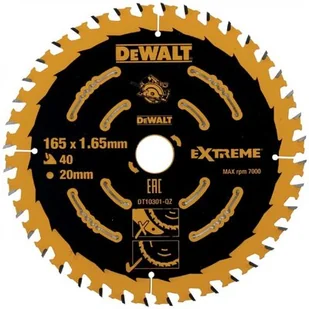 DeWalt Piła tarczowa tarcza do drewna 184x16 40z. - DT10303 - Tarcze do pił - miniaturka - grafika 1