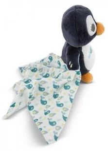 NICI 48040 Zabawka przytulanka z pieluchą muślinową Pingwin 13cm. - Maskotki i pluszaki - miniaturka - grafika 3