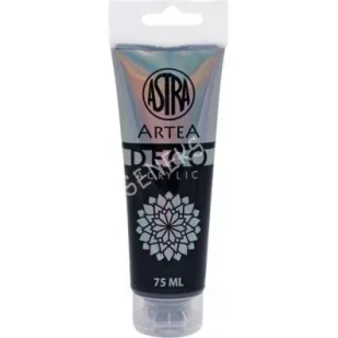 Astra Farba akrylowa Deco Artea w tubie 75ml czarna - Farby i media malarskie - miniaturka - grafika 1