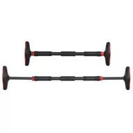 Poręcze i drążki do podciągania - Drążek do podciagania Majestic Sport GYMrod 65-100 cm czarny - miniaturka - grafika 1