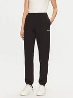 Spodnie sportowe damskie - Guess Spodnie dresowe V5RB02 KCLD1 Brązowy Regular Fit - miniaturka - grafika 1