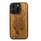 Etui i futerały do telefonów - Drewniane Etui Bewood iPhone 14 Pro ŁAPACZ SNÓW IMBUIA - miniaturka - grafika 1