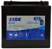 Akumulatory samochodowe - EXIDE ETX14-BS - miniaturka - grafika 1