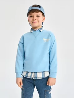 Swetry dla chłopców - Sinsay - Bluza - niebieski - grafika 1
