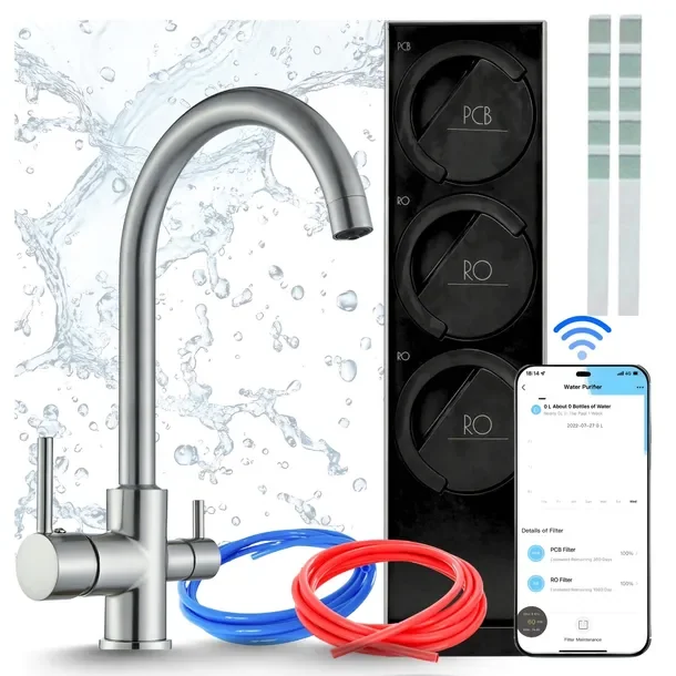 Filtr Do Wody Podszafkowy Midea 800gpd Smart Wifi I Bateria Kuchenna Pzh