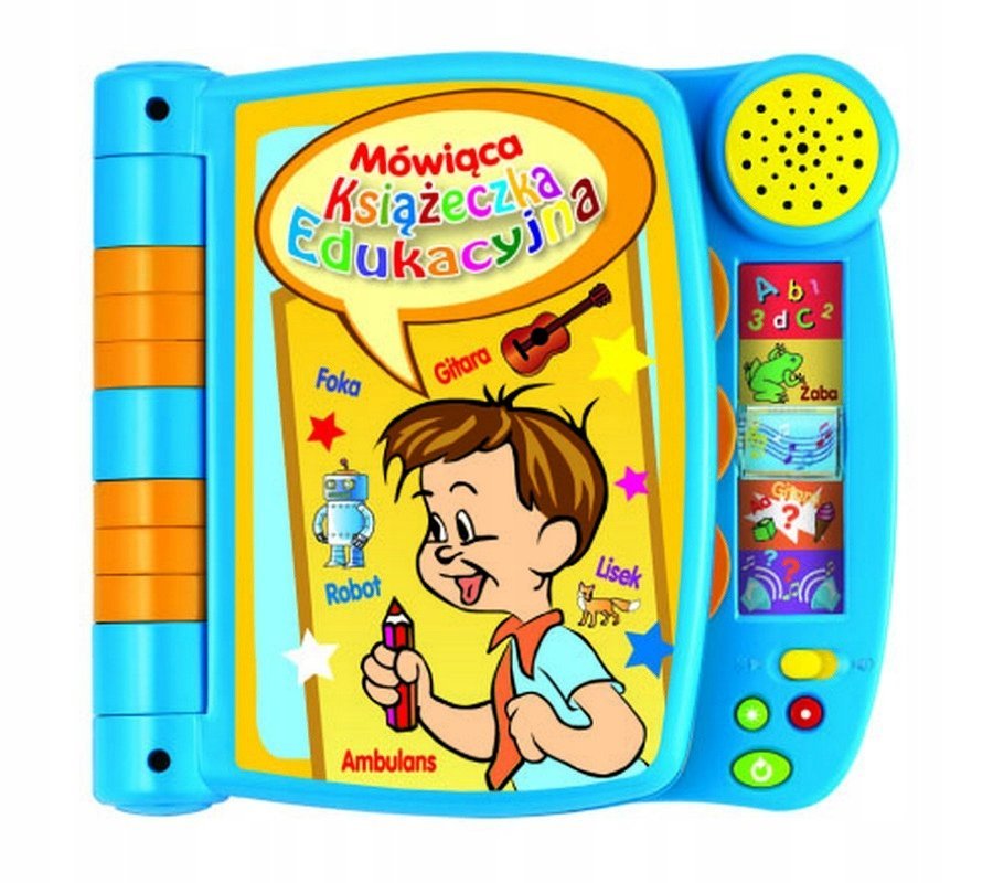 Mówiąca książeczka edukacyjna Smily Play Interaktywna Sensoryczna