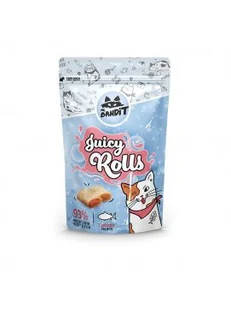 MR. BANDIT Juicy Rolls z łososiem krokieciki 40g - Przysmaki dla kotów - miniaturka - grafika 1