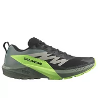 Buty trekkingowe męskie - Buty Salomon Sense Ride 5 L47311100 - czarne - miniaturka - grafika 1