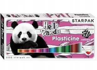 STARPAK Plastelina 12 kolorów Panda pudełko 1/40 - Pozostałe akcesoria dla plastyków - miniaturka - grafika 1