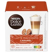Kawa w kapsułkach i saszetkach - Nescafe DOLCE GUSTO DOLCE GUSTO Latte Macchiato Caramel 16 kapsułek - miniaturka - grafika 1