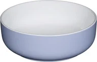 Umywalki - Umywalka ceramiczna SIMPLE niebiesko-biała - miniaturka - grafika 1