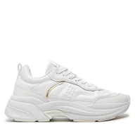 Sneakersy damskie - Sneakersy Tommy Hilfiger Chunky Dressy Runner FW0FW08346 Biały - miniaturka - grafika 1
