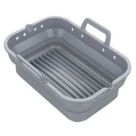 Akcesoria i części AGD - Forma silikonowa do Air Fryer KLAUSBERG KB-7791 14,5 x 20,6 cm (2 sztuki) Szary - miniaturka - grafika 1