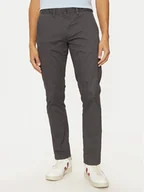 Spodnie męskie - U.S. Polo Assn. Chinosy MUP3346 Szary Slim Fit - miniaturka - grafika 1