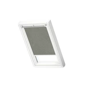 Roleta zaciemniająca do okna dachowego 78x140 cm khaki z białą ramą Velux - Rolety - miniaturka - grafika 1