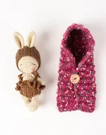 Maskotki i pluszaki - Króliczek w śpiworku - miniaturka - grafika 1