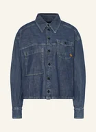 Bluzki damskie - G-Star Raw Bluzka Jeansowa blau - miniaturka - grafika 1