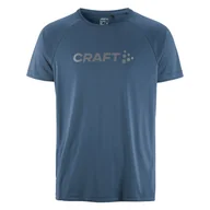 Koszulki męskie - Męska Koszulka z krótkim rękawem CRAFT CORE ESSENCE LOGO TEE M 1911786-328000 – Granatowy - miniaturka - grafika 1