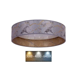 Brilagi - LED Plafon VELVET STAR LED/24W/230V śr. 40 cm szary/złoty - Lampy sufitowe - miniaturka - grafika 1