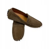 Mokasyny męskie - Stylowe mokasyny Old Money 38 - miniaturka - grafika 1