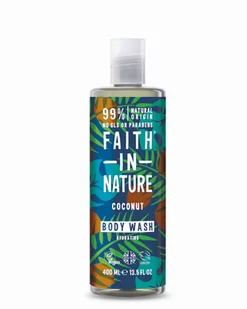 Faith in Nature - Kokosowy żel pod prysznic, 400 ml - Kosmetyki do kąpieli - miniaturka - grafika 1