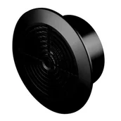 Kratki wentylacyjne - Osłona wentylacyjna Ø125 czarny - miniaturka - grafika 1