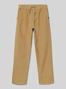 Spodnie sztruksowe z elastycznym pasem model ‘TAXER’ - Spodnie i spodenki dla chłopców Spodnie sztruksowe z elastycznym pasem model ‘TAXER’ - Spodnie i spodenki dla chłopców - miniaturka - grafika 1