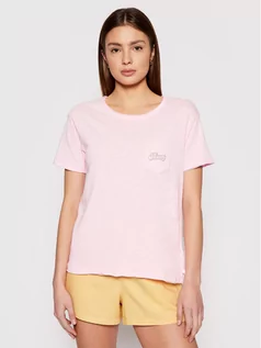 Koszulki i topy damskie - Roxy T-Shirt Star Solar A ERJZT05162 Różowy Regular Fit - grafika 1