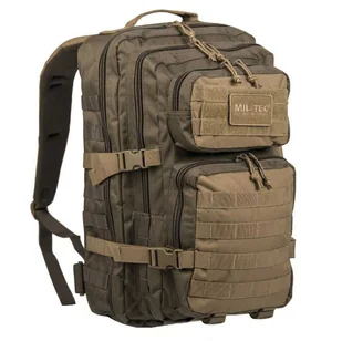 Mil-Tec Plecak Assault Pack Large 36 l - Ranger Green/Coyote (14002302) 14002302 - Plecaki - miniaturka - grafika 2